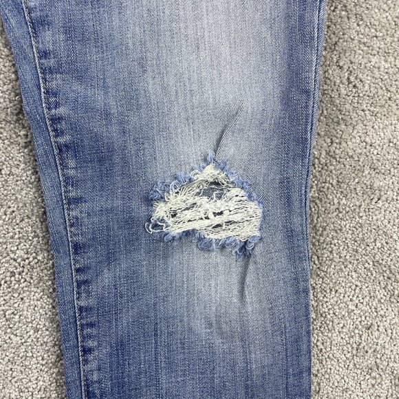 Polo Ralph Lauren Tompkins Skinny Jeans Women's 31 Distressed Ripped Faded Wash - Picture 4 of 16